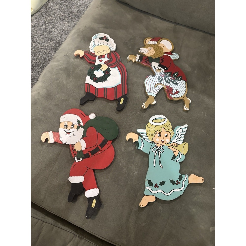 Wooden Ladder Characters For Christmas Tree Ladder